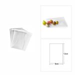 100 BOLSAS CELOFÁN CON CIERRE ADHESIVO 8X12 G160