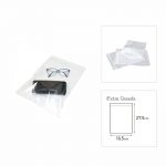 100 BOLSAS PLÁSTICO CON CIERRE PRESIÓN 18.5X27.5