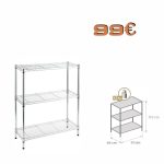 ESTANTERIA TUBO BAMBÚ 91x110cm con 3 ESTANTES ECO 91x46cm