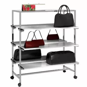 SQ21 Góndola box square estantes de madera