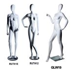 MANIQUI CON CABEZA SEÑORA DE FIBRA SIN ROSTRO RUTH 12,15,GLW19