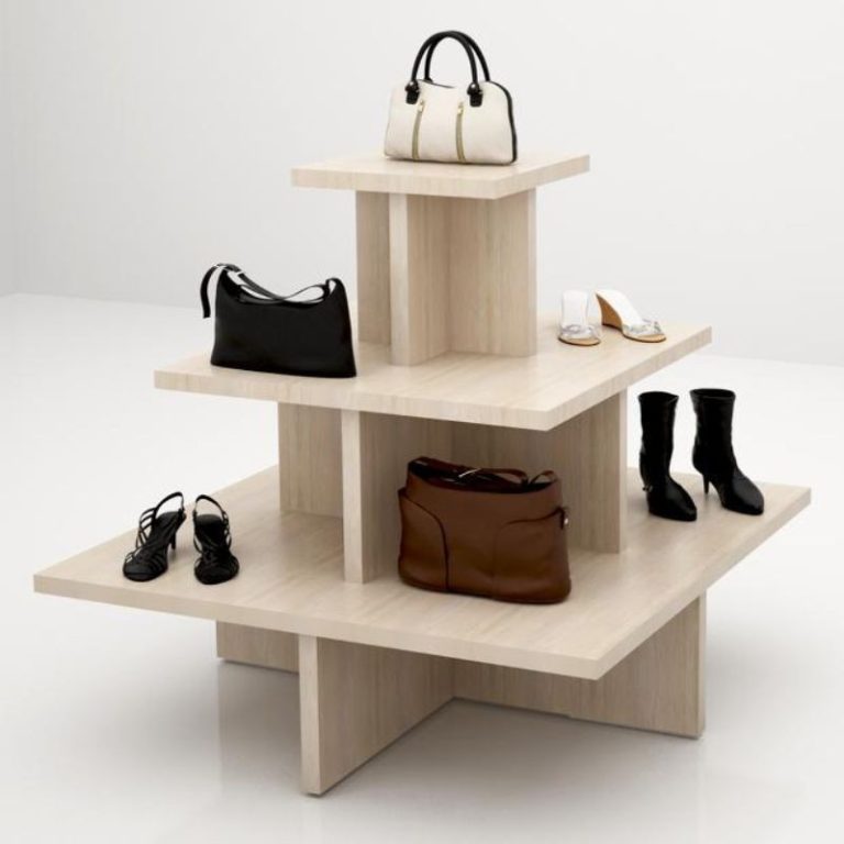 GONDOLA IBIZA 4 CANTO REGRUESADO CON CAJONES EN BLANCO