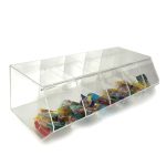 CARAMELERA 5 CAJONES C/TAPA TRANSPARENTE