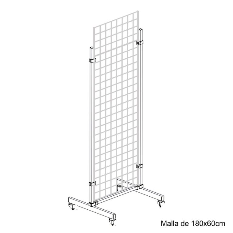 JUEGO 2 PIES "Eko" CON RUEDAS