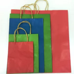 BOLSA DE PAPEL ASA RETORCIDA LISO 36+13X41