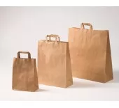 BOLSA PAPEL ASA PLANA LISO 32+17X45