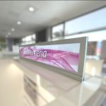 PORTACARTEL LED APERTURA MAGNETICA 2/CARAS 600x120mm 12v-5w