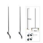 JUEGO 2 PIES "Eko" CON RUEDAS