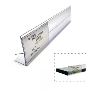 PORTAPRECIOS PERFIL PARA MADERA 1320x50X19mm