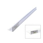 PORTAPRECIOS PERFIL PLASTICO 1320mmx20mm PARA CRISTAL 8mm