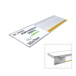 PORTAPRECIO PERFIL ADHESIVO 1325mm x 75mm