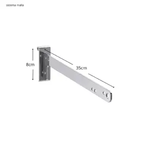 Soporte estante 35cm sistema malla