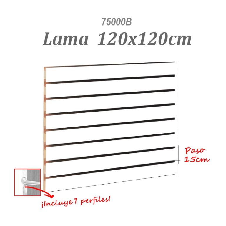 Panel lama de madera
