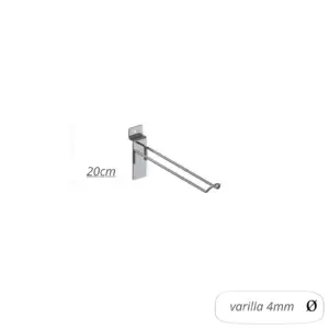 Gancho lama eco blíster 4mm 20cm