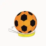 Soporte pelota metacrilato sistema lama - transparente