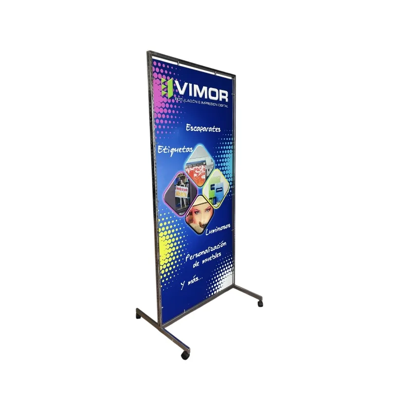 Góndola expositor Cromado