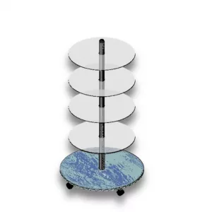 Góndola tarta redonda