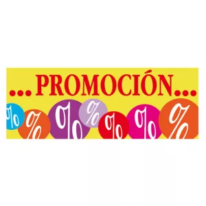 Carteles promoción y %