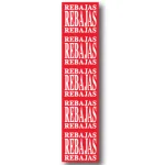 Carteles rebajas vertical multi texto