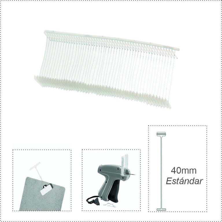 Caja de 5000 hilos de plástico 40mm regular