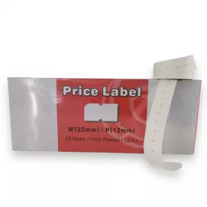 25 rollos de 1000 etiquetas p/mx5500 y h2000 -1 línea