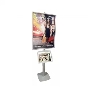 OFERTA Expositor cartel con portafolleto simple
