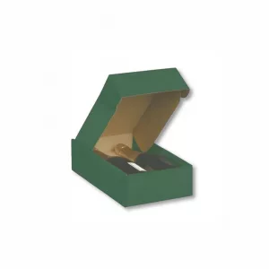 Caja embalaje para 2 botellas VERDE