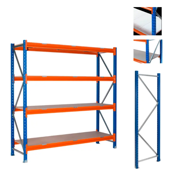 Estanterías Picking. Hasta 1430 kg por nivel.