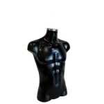 Torso plástico caballero camisa negro