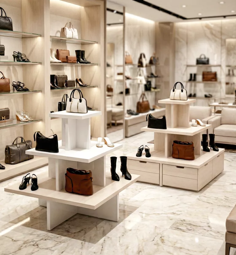 GONDOLA IBIZA 4 CANTO REGRUESADO CON CAJONES EN BLANCO