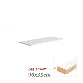 ✅Estante melamina dm 19mm 90x35cm blanco