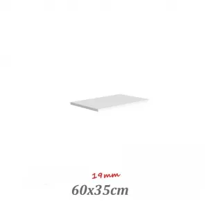 Estante melamina 19mm 60x35cm blanco