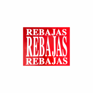 Cartel rebajas  horizontal