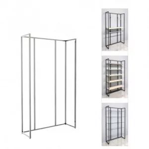 Mueble SQ hierro *U* H220cm Blanco Módulo A