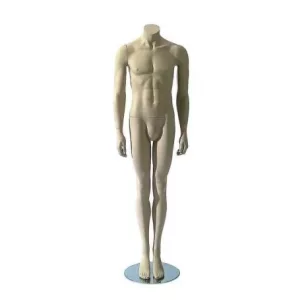 Maniquies sin cabeza caballero fibra ivory