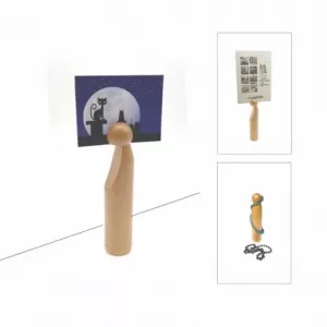 Soporte madera cilindro 11