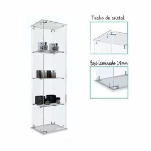 Vitrina cristal templado