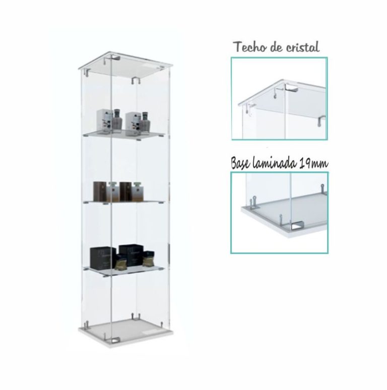 Vitrina cristal templado