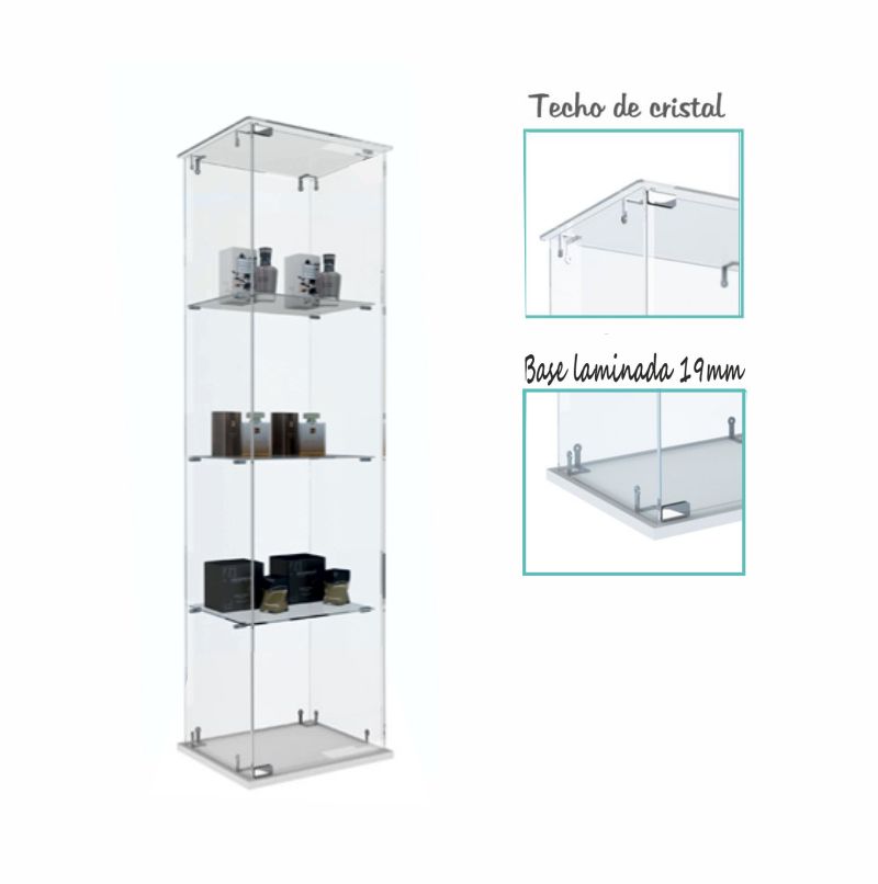 Vitrina cristal templado
