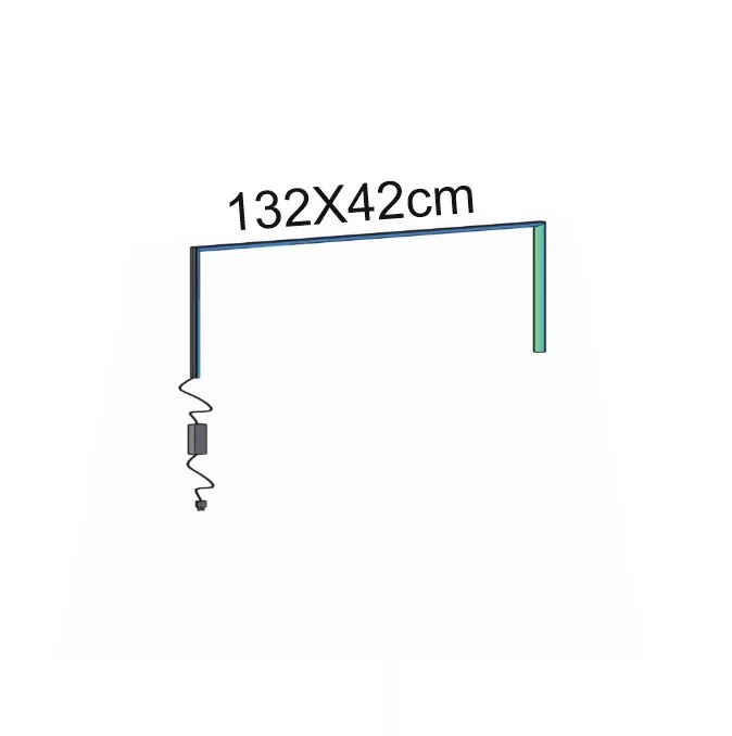 Conjunto iluminación led de mostrador 140cm