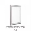 Portacartel PVC apertura frontal