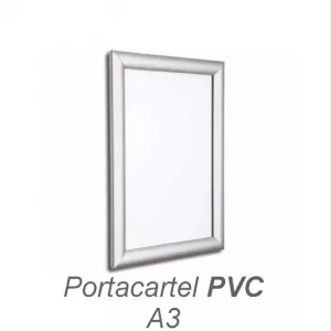 Portacartel PVC apertura frontal