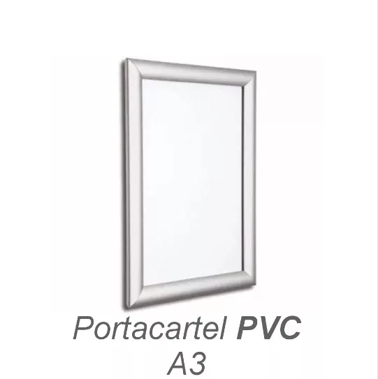 Portacartel PVC apertura frontal