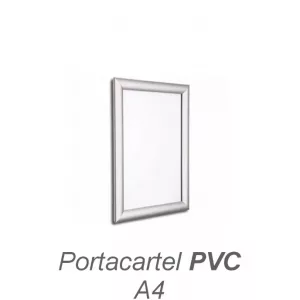 Portacartel PVC apertura frontal