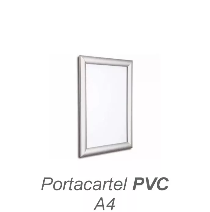 Portacartel PVC apertura frontal
