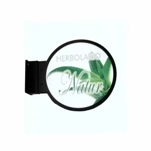 Portacartel led para logo/imagen 45mm diámetro.