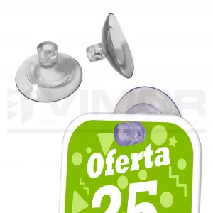 10 ventosas para cartelería Diam 45mm