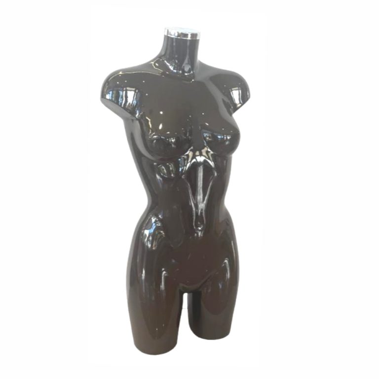 Torso plástico señora brillo cuero