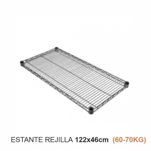Estante rejilla "Eco" 122x46mm 60/70kg tubo bambú