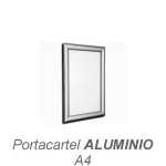 Portacartel ALUMINIO apertura frontal